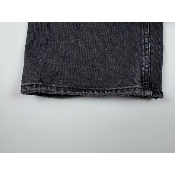 Abercrombie High Rise 90s Relaxed Jeans – Size 28‎ Short, Washed Black, NEW - Picture 8 of 10
